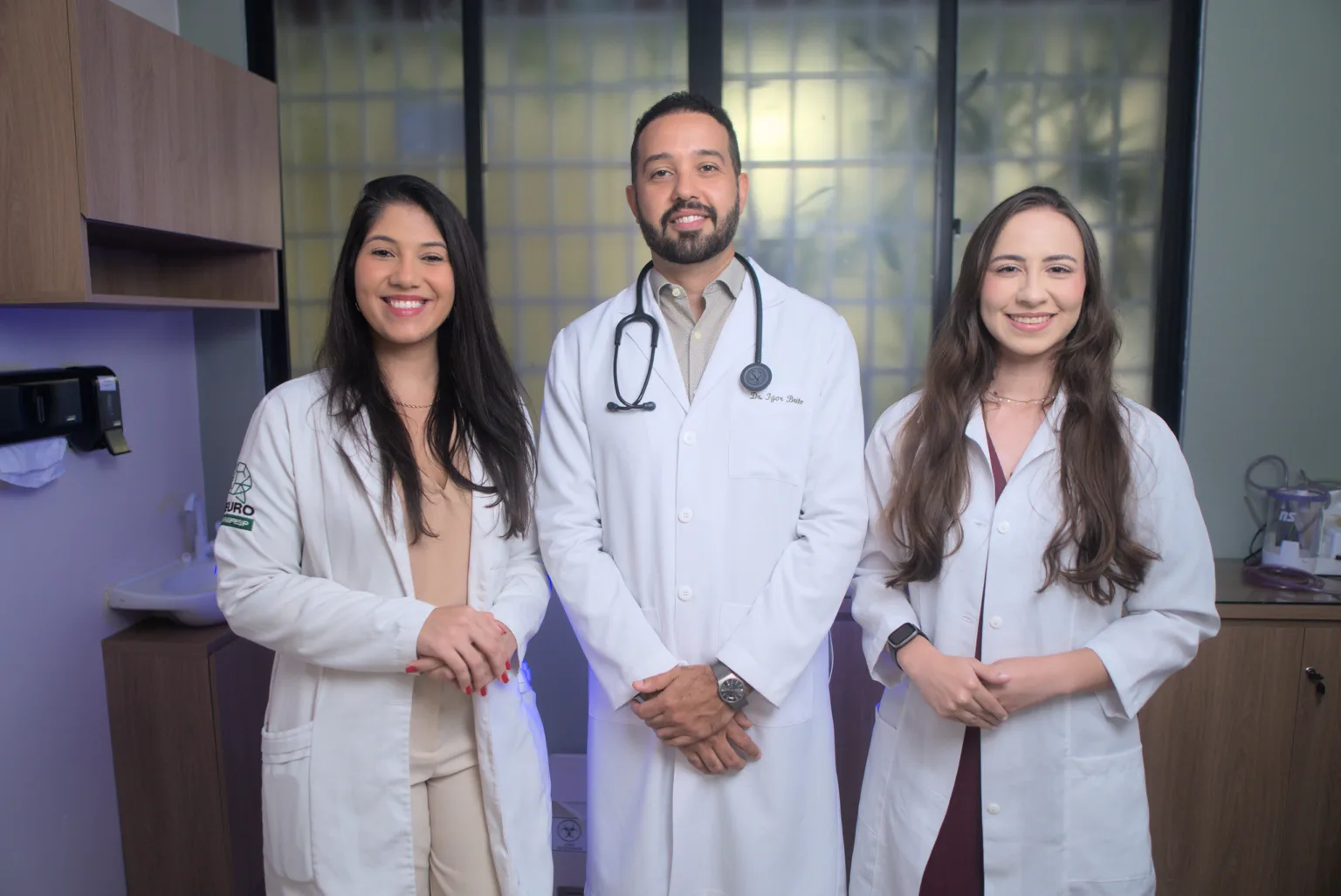 Equipe médica Longevin que atua em conjunto